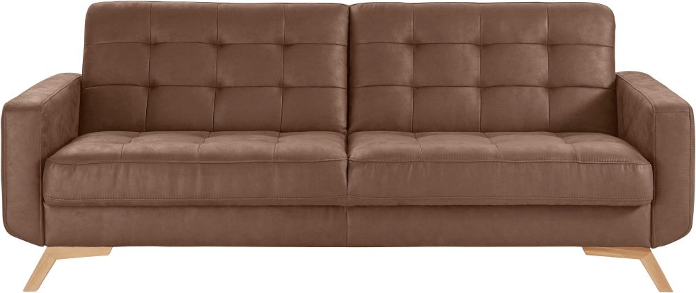 exxpo - sofa fashion 3-Sitzer, mit Bettfunktion und Bettkasten
