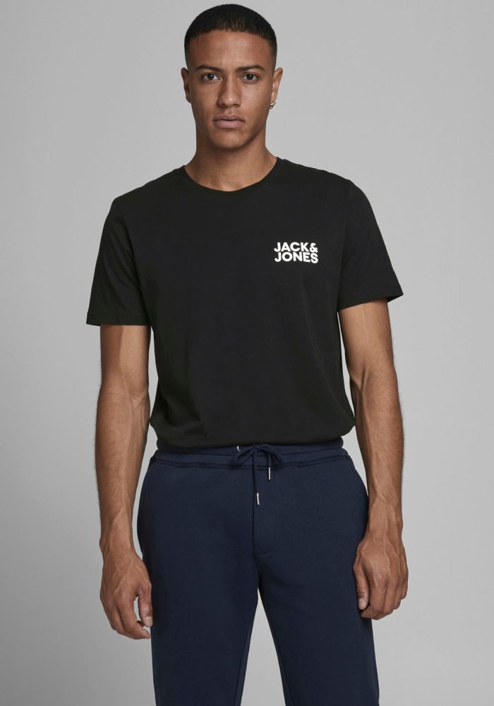 Jack & Jones - T-Shirt, für Herren, Schwarz, Größe S