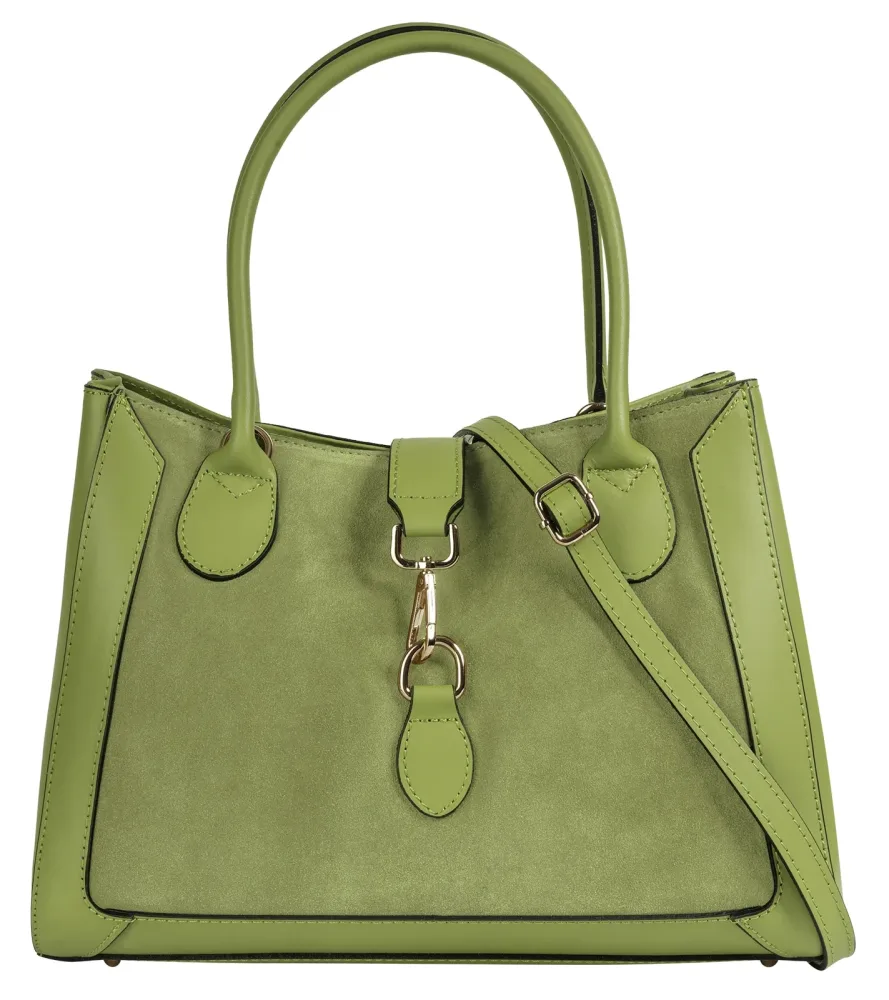 Samantha Look Shopper echt Leder, Made in Italy