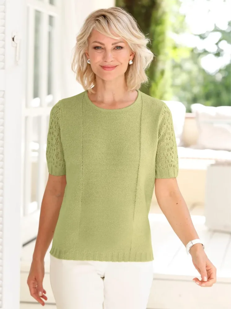 Classic Basics Rundhalspullover 