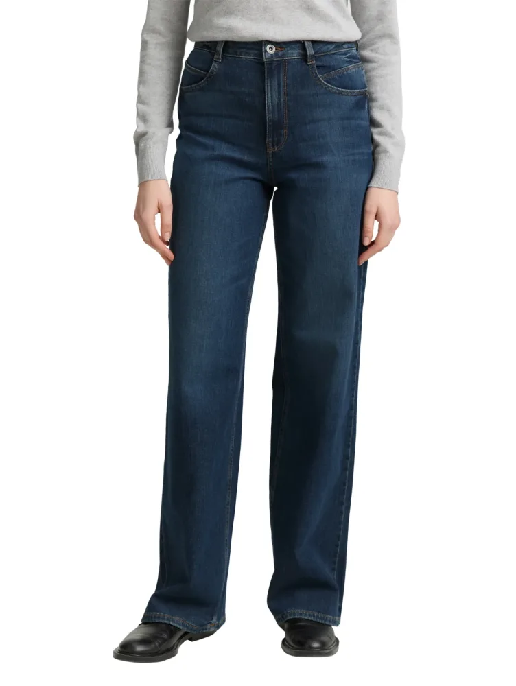 TOM TAILOR Weite Jeans im Four-Pocket Style