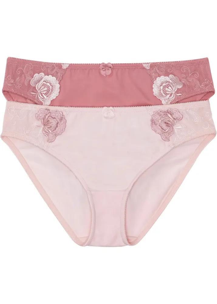 bonprix Slip Packung, 2 Stk. klassischer Stil, bequeme Passform, aus Polyamid und Elasthan