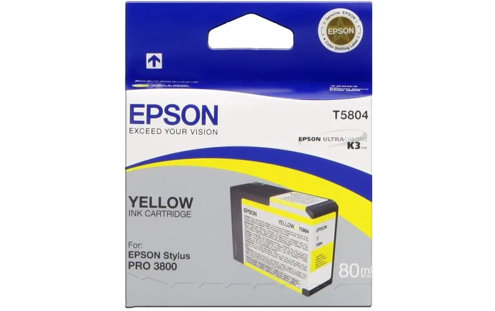 EPSON Tintenpatrone yellow T580400 Stylus Pro 3800 80ml