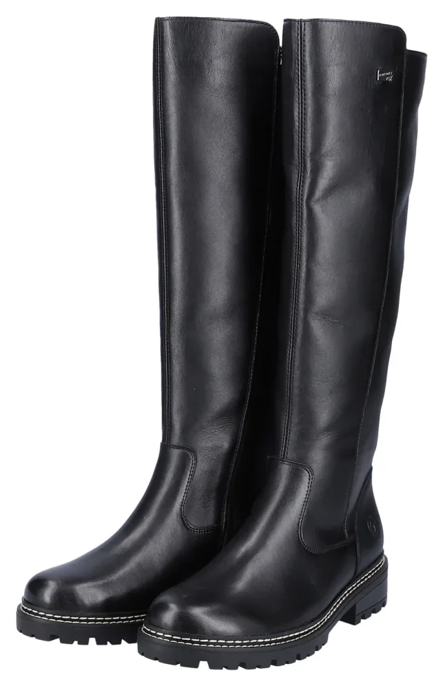 Remonte Stiefel, Blockabsatz, Businesschuh, Langschaftstiefel Innenreissverschluss