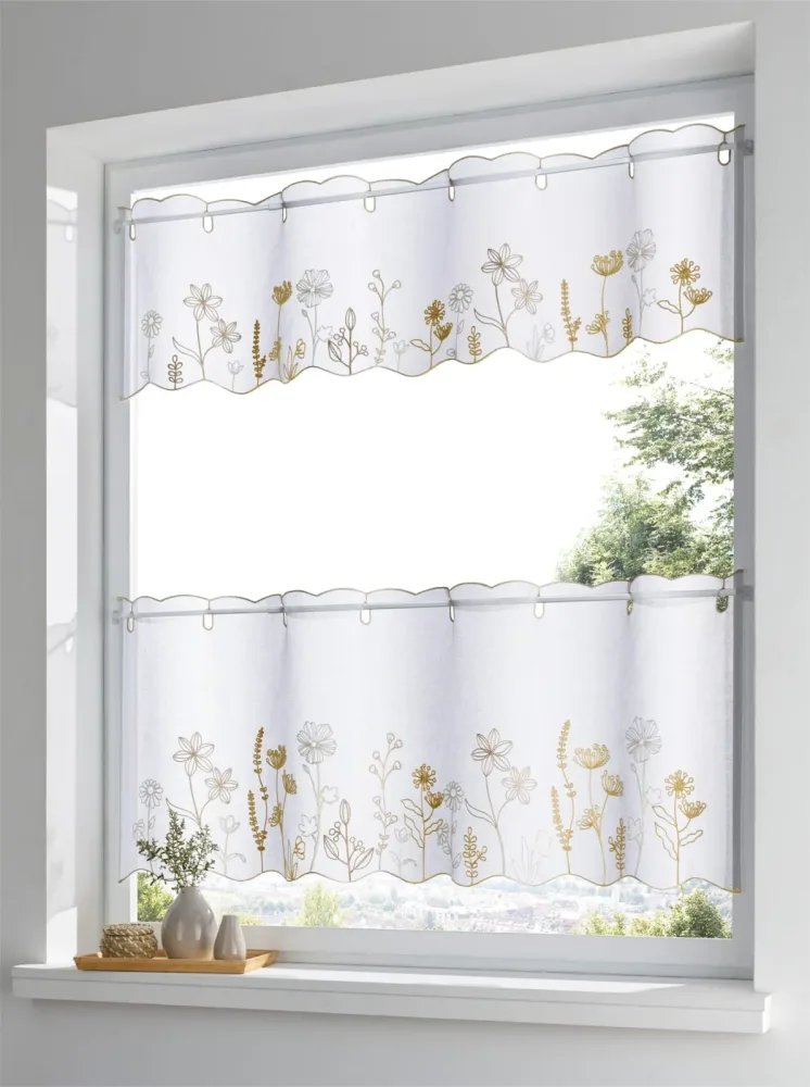heine home Querbehang Stangendurchzug 1 Stk. tlg.