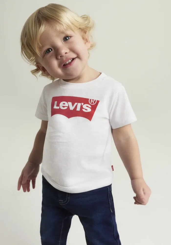 Levi's® - T-Shirt, kurzarm, 18M, Weiss