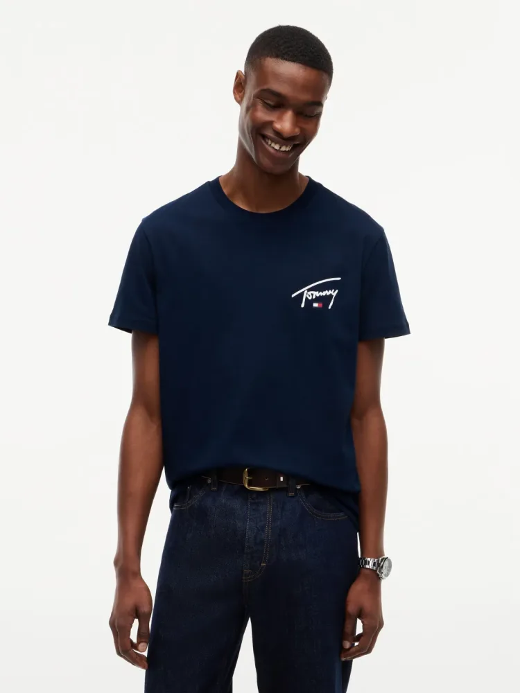 Tommy Jeans - T-Shirt, für Herren, Marine, Größe S