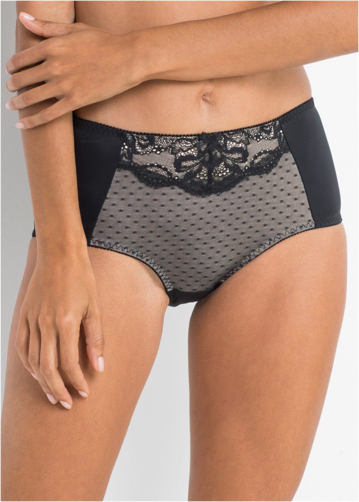 bonprix Formslip mit Spitzen-Details, mit Futter aus Baumwolle