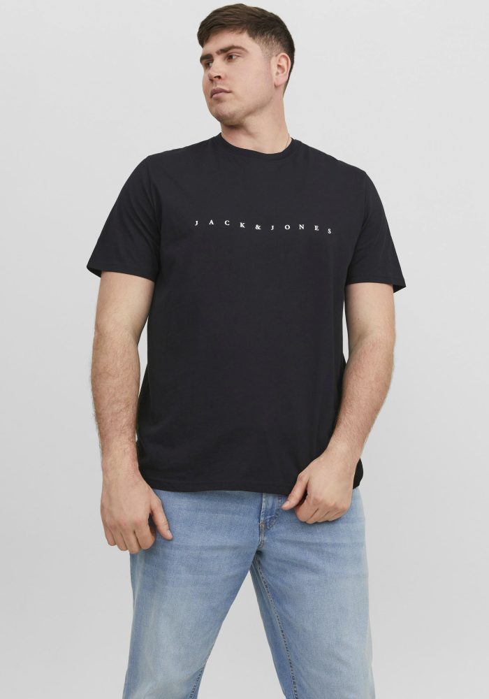 Jack & Jones - T-Shirt in Übergröße  Star, für Herren, Schwarz, Größe 3XL