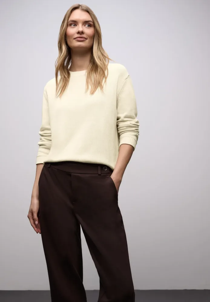 STREET ONE Strickpullover mit Rundhals
