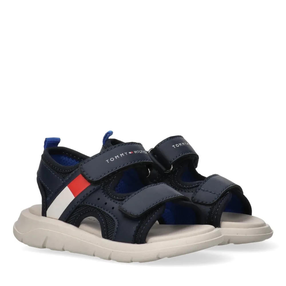 Tommy Hilfiger Sandale Trekkingsandale, Sommreschuh mit Klettverschluss