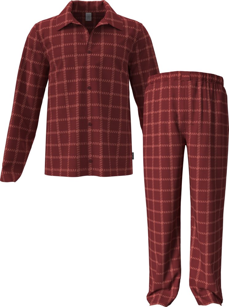 Calvin Klein - Pyjama-Set, für Herren, Rot, Größe S
