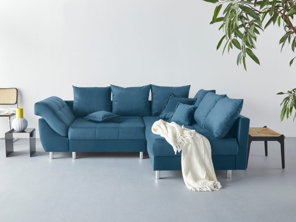 COLLECTION AB Ecksofa »Joseli«, inklusive komfortablen Federkerns, Recamiere links oder rechts montierbar