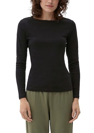 S. Oliver Red Label - T-Shirt, für Damen, Black, Größe 40