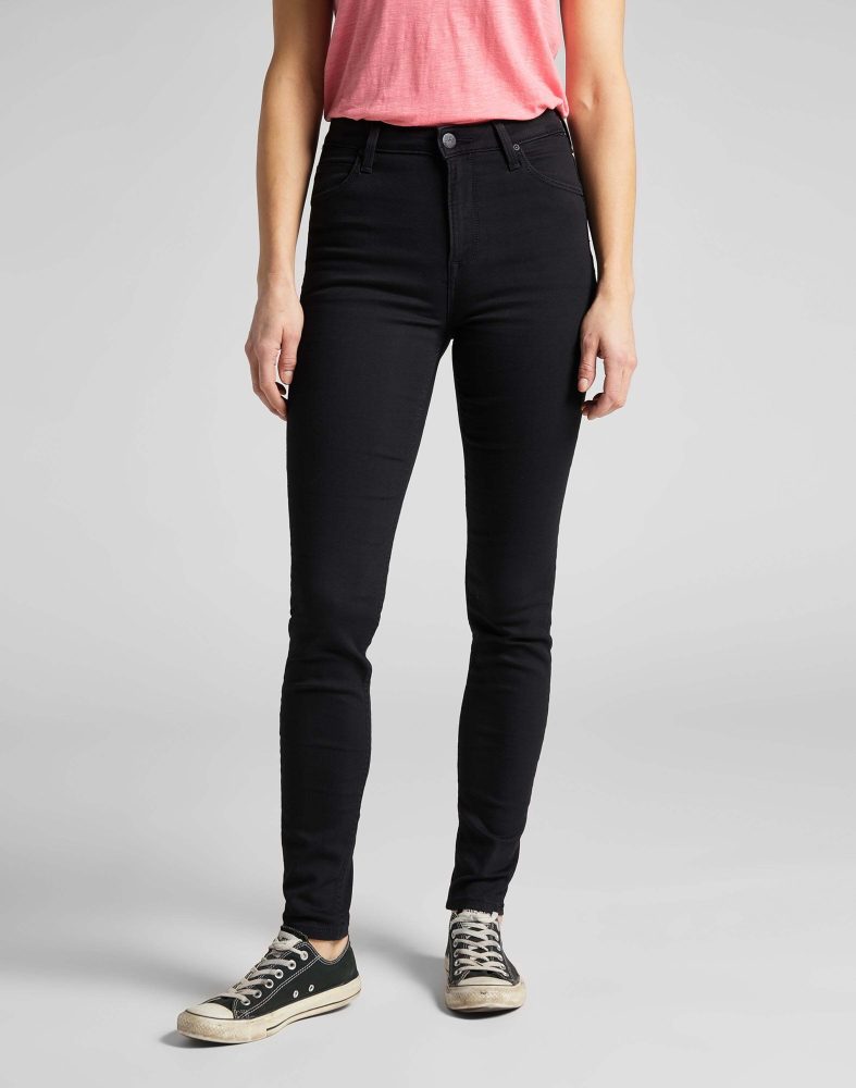 Lee - Jeans Skinny Fit Scarlett High, für Damen, Schwarz, Größe W26/L31