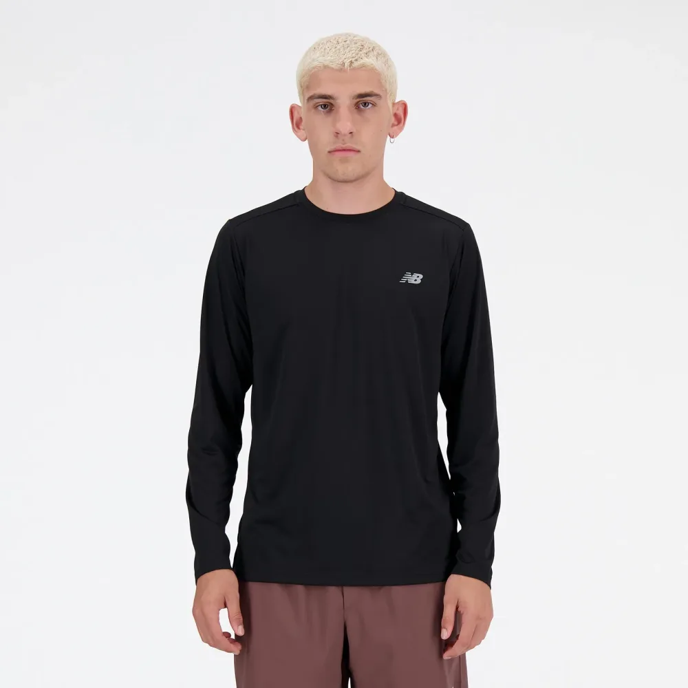 New Balance New Balance New Balance Run Long Sleeve T-Shirt Herren, schwarz, Grösse: S  Herren, schwarz, Grösse: S