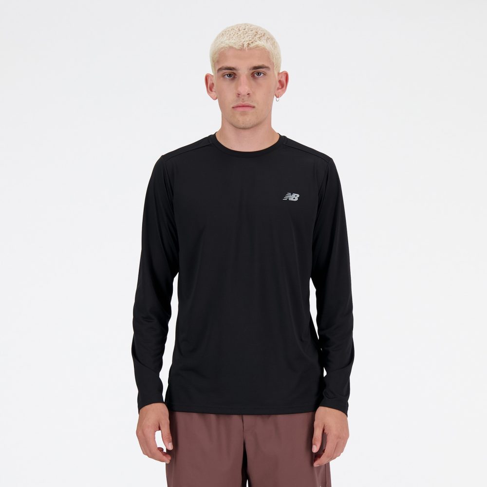 New Balance New Balance New Balance Run Long Sleeve T-Shirt Herren, schwarz, Grösse: M  Herren, schwarz, Grösse: M