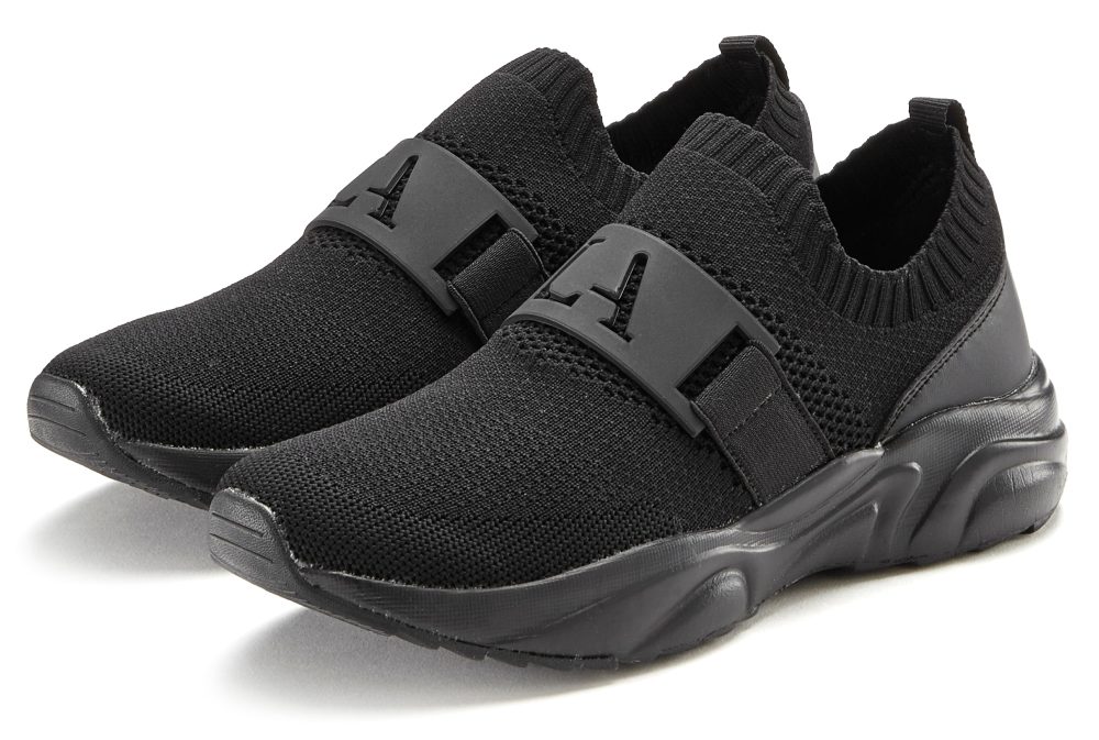 LASCANA ACTIVE Slip-On Sneaker, mit dekorativem Band und Chunky Sohle vegan