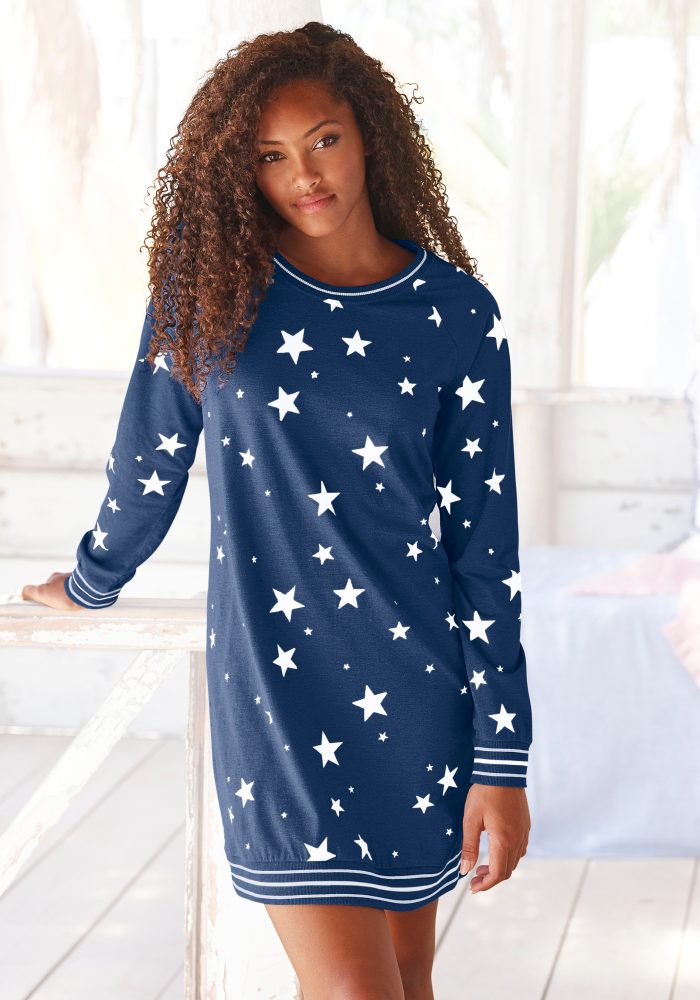Vivance Dreams by Lascana Sleepshirt mit angesagtem Sternedruck