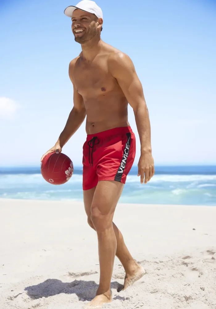 Venice Beach Badeshorts mit grossem Markenschriftzug