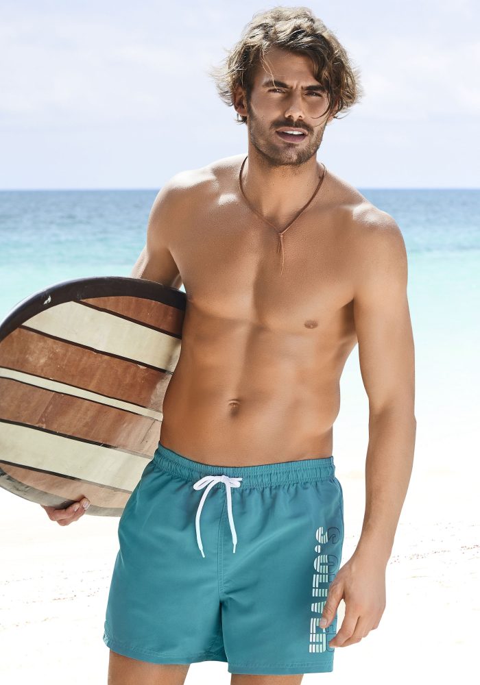 s.Oliver Badeshorts mit seitlichem Logodruck