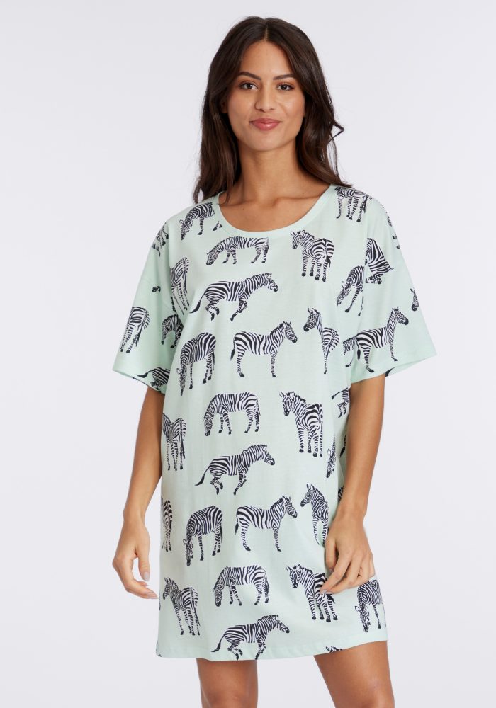 Vivance Dreams by Lascana Sleepshirt mt Animal Alloverprint