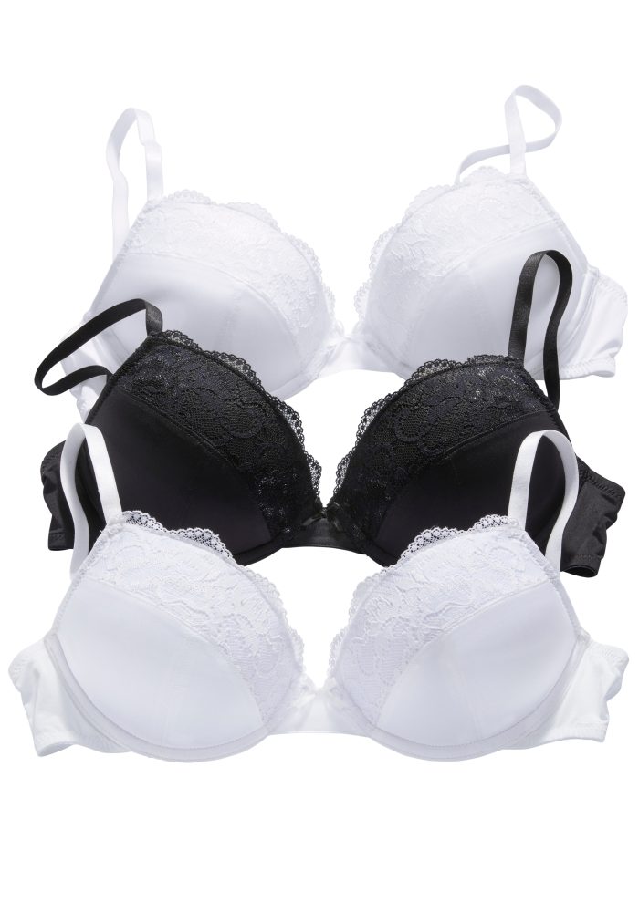petite fleur Push-up-BH Packung, 3 Stück, mit Bügel & herausnehmbaren Kissen