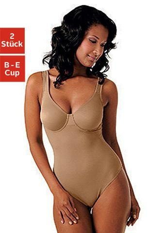 Nuance by Lascana T-Shirt-Body Packung, mit Bügel, mit bodyforming Effekt, Shape wear Body, Shaping Body