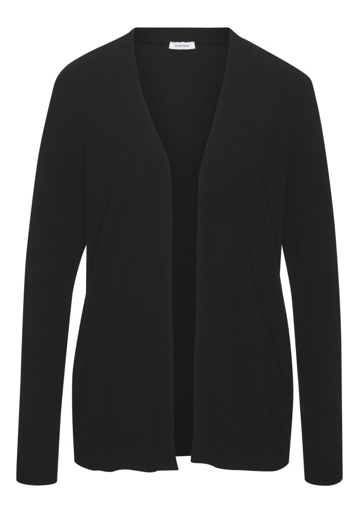 LASCANA Cardigan aus Feinstrick-Qualität, leichte Strickjacke, Basic