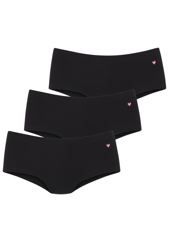 LASCANA Hüftpanty in elastischer Rippen-Qualität