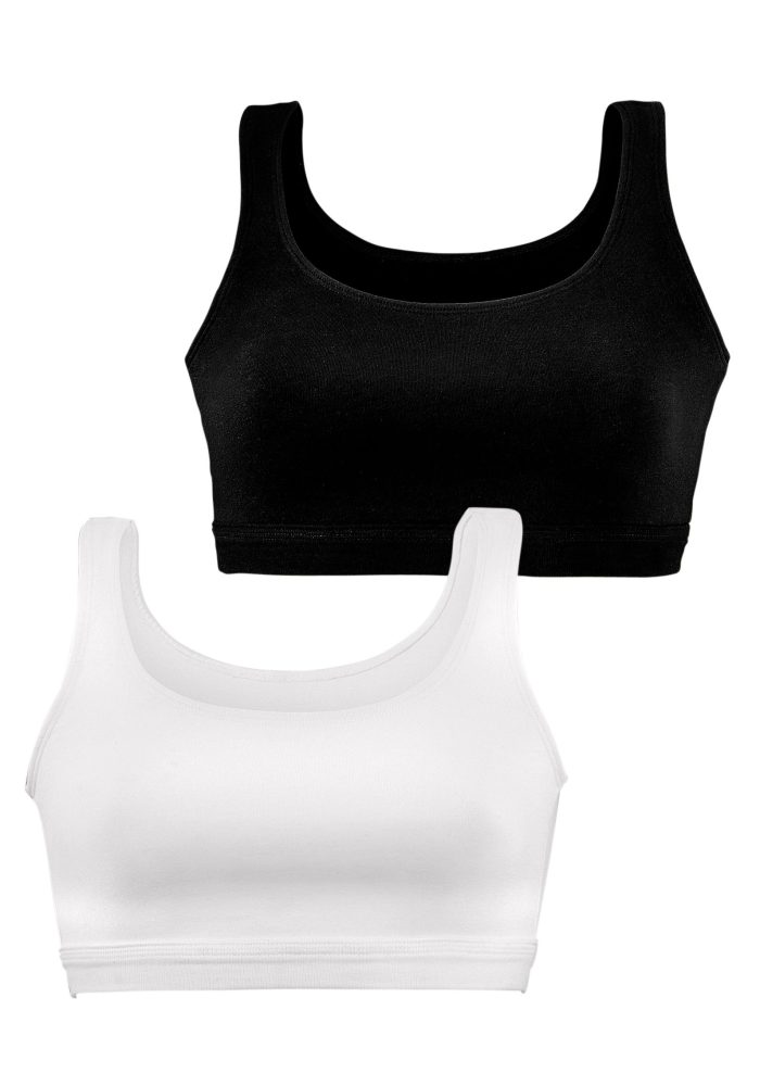 petite fleur Bustier Cup A/B-C/D aus elastischer Baumwoll-Qualität