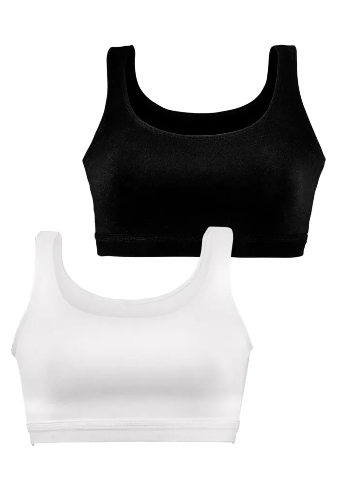 petite fleur Bustier Cup A/B-C/D aus elastischer Baumwoll-Qualität