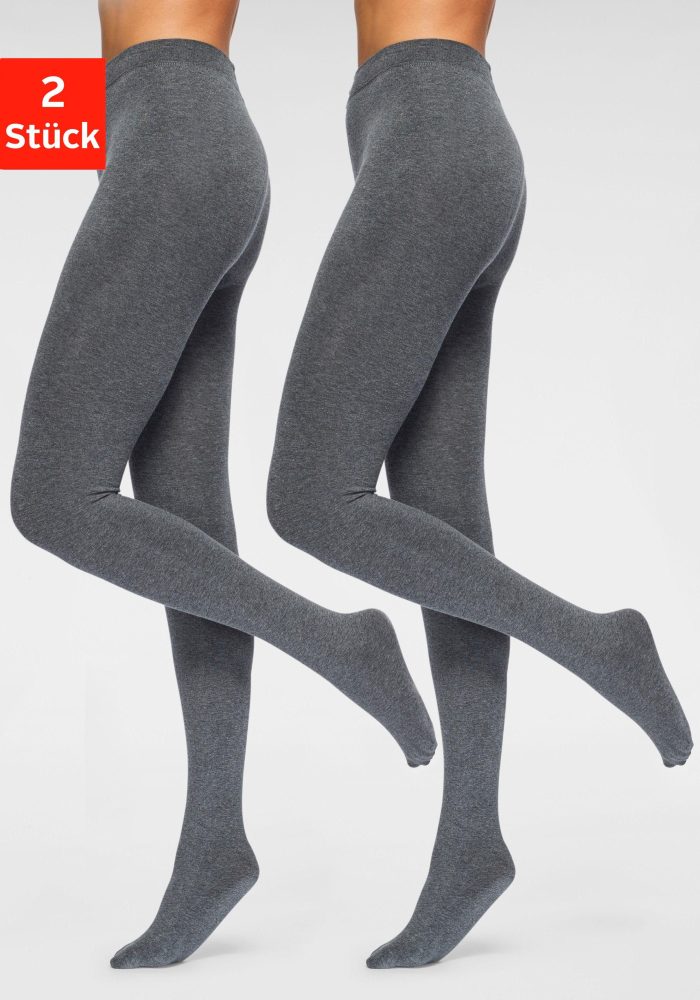 Lavana Thermostrumpfhose Packung, 2 Stk. tlg. mit angerauter Innenseite