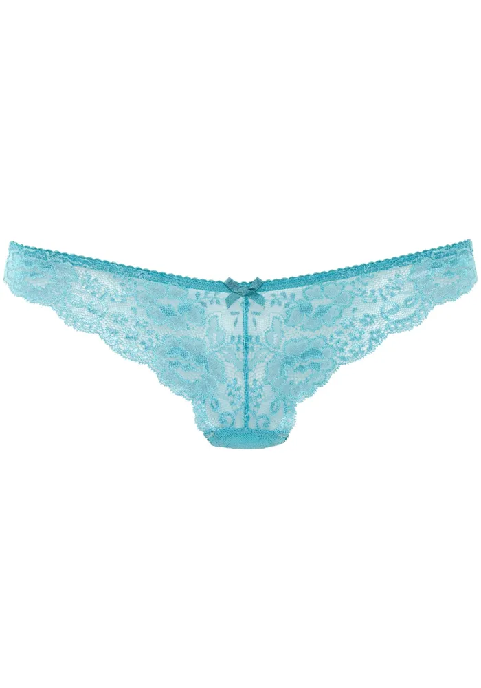 LASCANA String aus schöner Vollspitze und Schleife