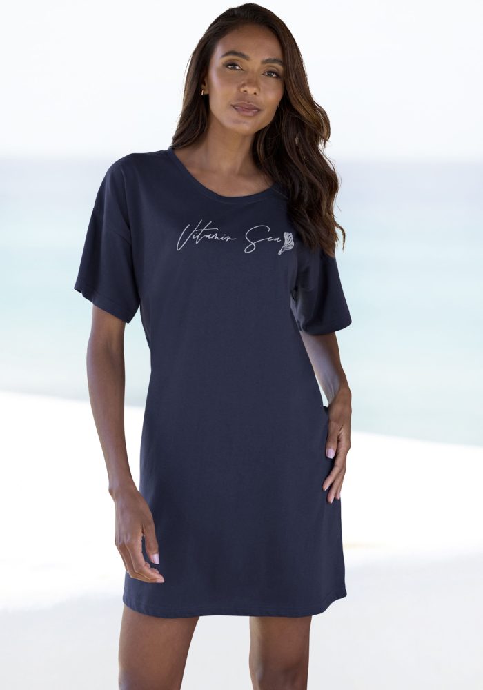 Vivance Dreams by Lascana Sleepshirt mit schönem Frontprint