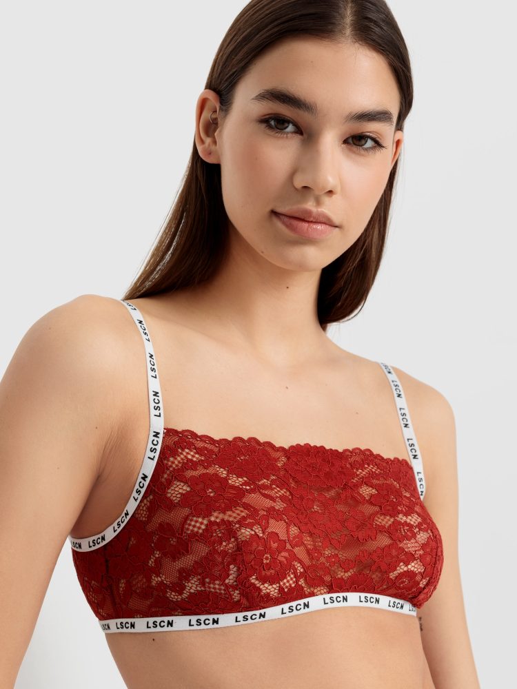 LSCN by LASCANA Bustier 1 Stk. mit floraler Spitze