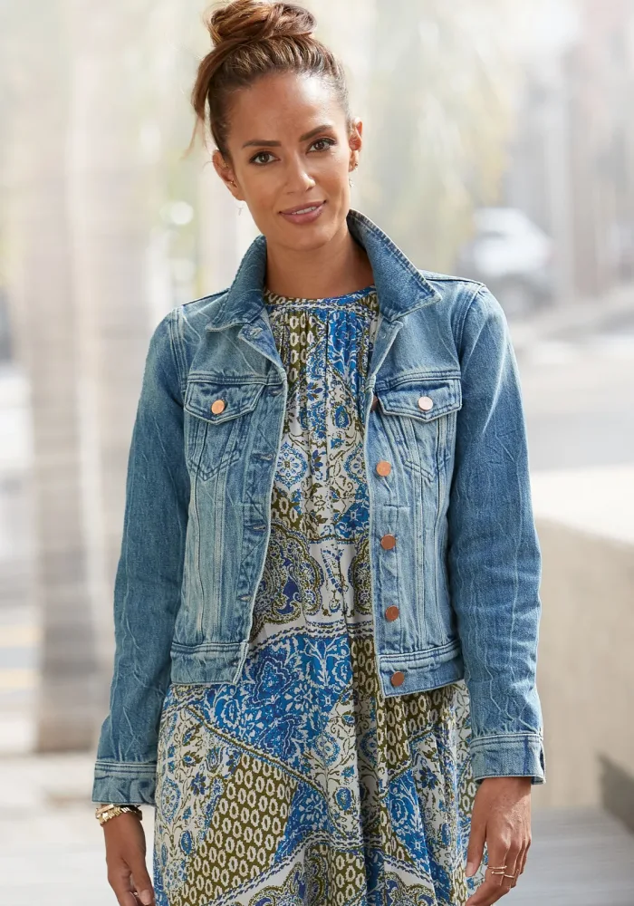 LASCANA Jeansjacke 