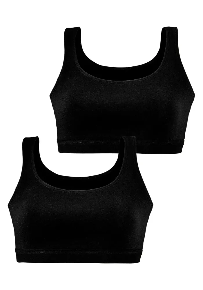 petite fleur Bustier Cup A/B-C/D aus elastischer Baumwoll-Qualität