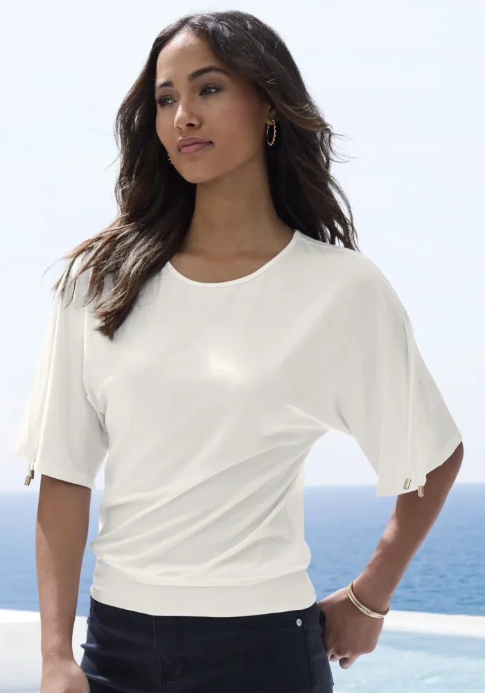 LASCANA Rundhalsshirt 