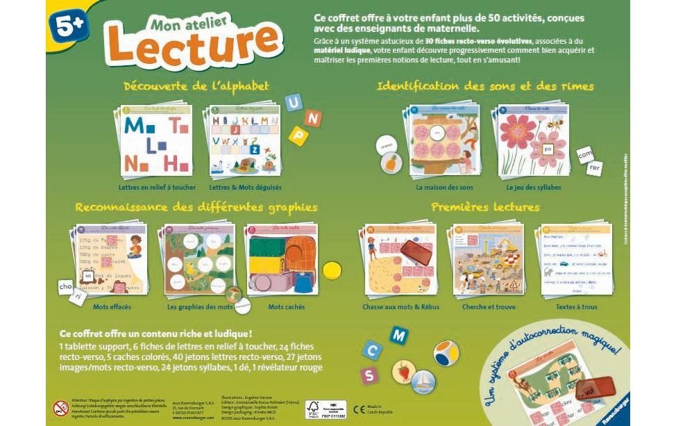 Mon atelier Lecture, f