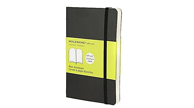 Moleskine QP613 Notizbuch Schwarz 192 Blätter