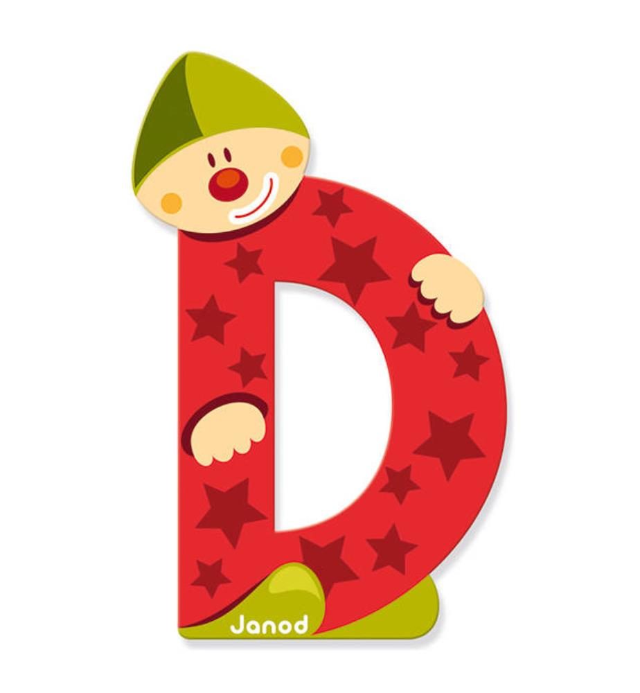 Clown Buchstabe D