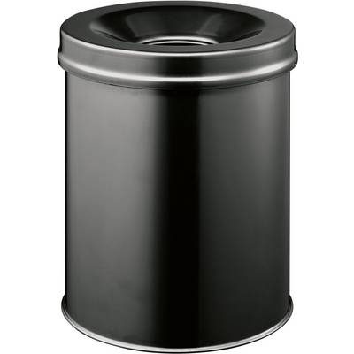 Durable 3305-01 15 L Round Steel Black