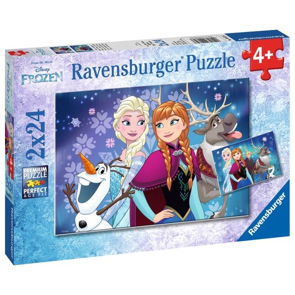 Ravensburger Frozen - Nordlichter Puzzle 2x24 teilig 09074