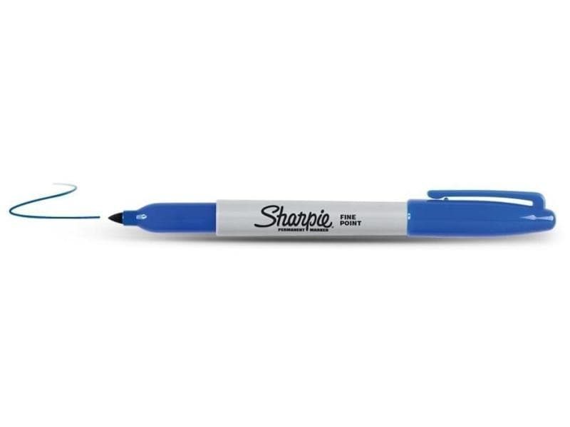 Sharpie Fine Point permanent marker Blue Fine tip
