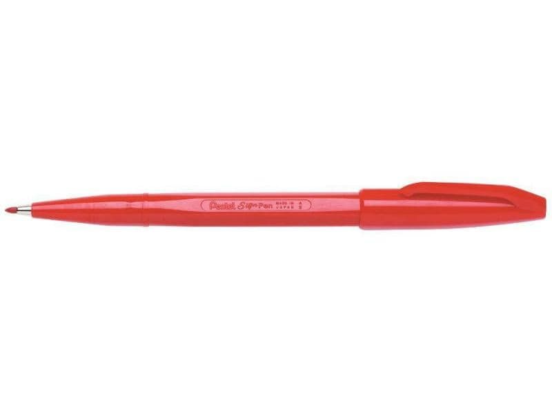 PENTEL Faserschreiber Sign Pen 2.0mm S520B rot