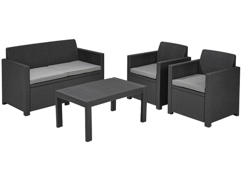ALLIBERT Balkon-Loungeset MERANO
