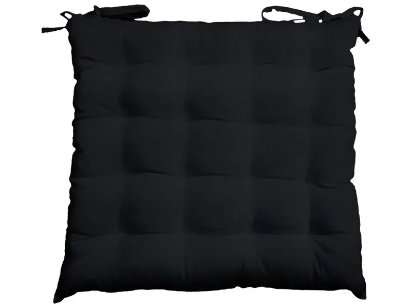 Sitzkissen PANAMA 40x40cm schwarz