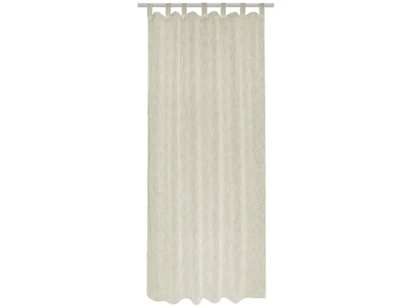 Vorhang KOTA 140x240cm pfote / kräuselband halb abdunkelnd beige