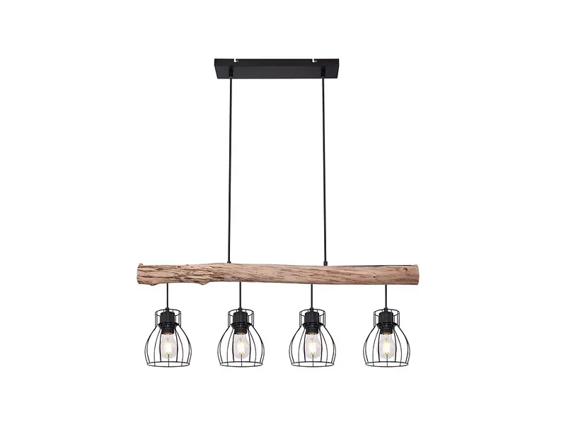 mutoni - Hängeleuchte Mina Metall  4xE27, One Size, Multicolor